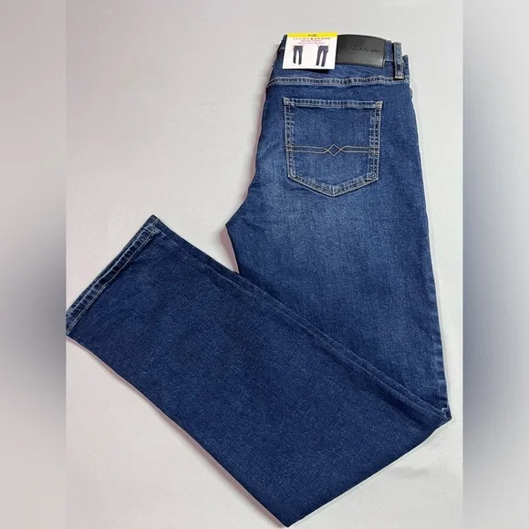 Lucky Brand Mid Rise Straight Leg Blue Jeans NWT 6/28 . NWT - Picture 5 of 6